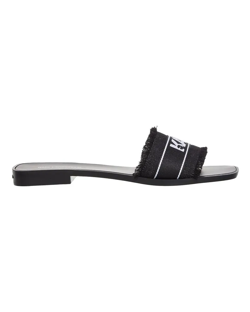 Karl Lagerfeld Slipper & Pantoletten Skoot Ii Border Slide schwarz Schwarz