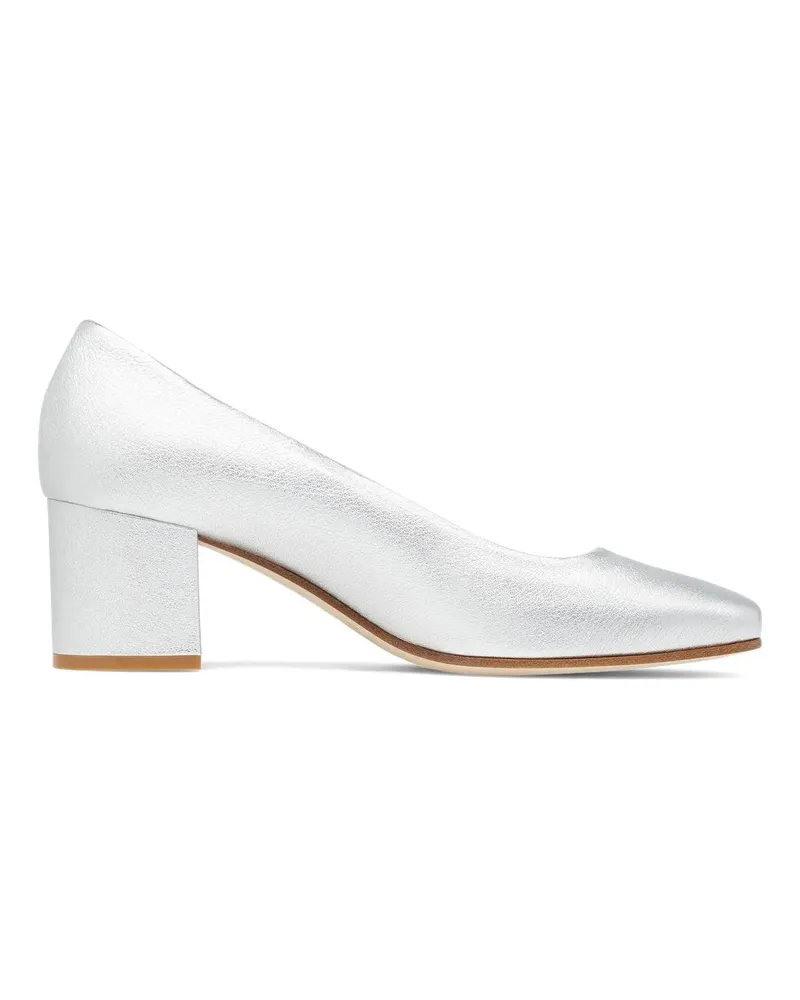 Henry Stevens Hohe Schuhe Pumps Audrey P50 silberfarben 