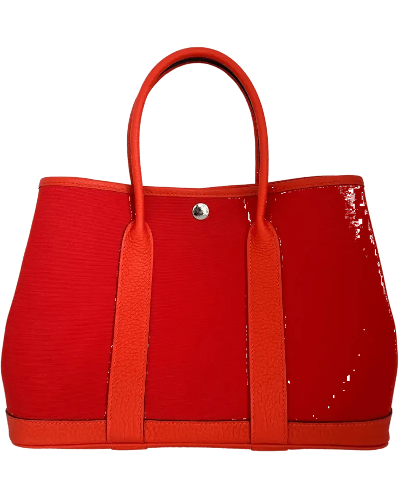 Hermès Crossbody Bags Hermes Garden Party 30 Verso, orange mecano / Cuiv orange Orange
