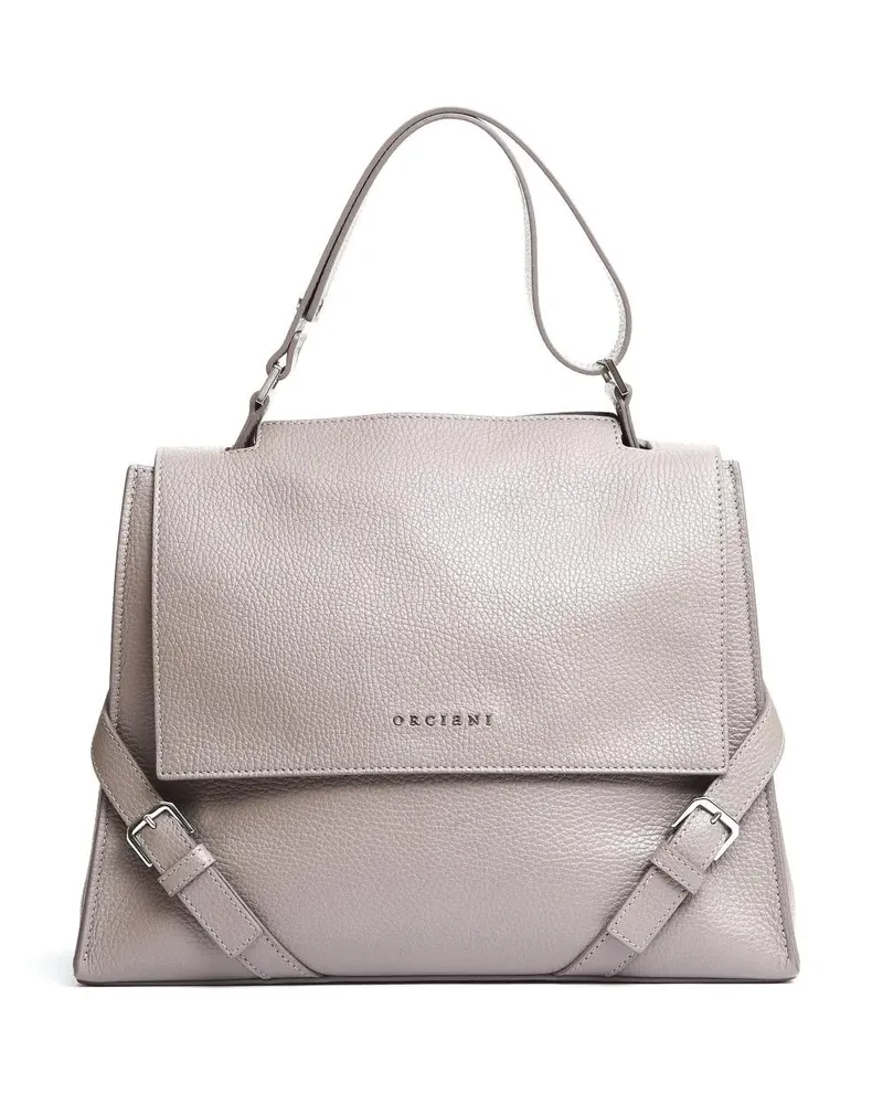 Orciani Crossbody Bags Sveva Sense Taupe Leather grau Grau
