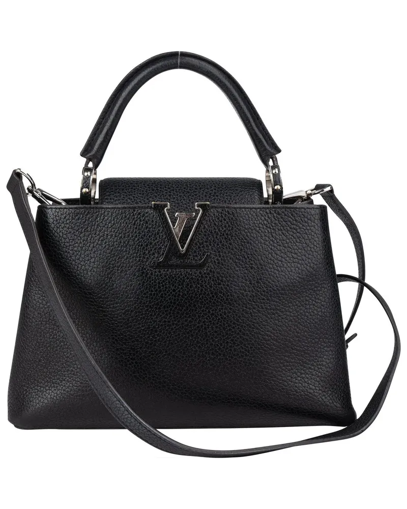 Louis Vuitton Crossbody Bags  Noir Taurillon Capucines BB Handbag schwarz Schwarz