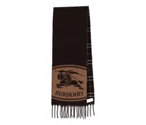 Tücher & Schals Reversible Cashmere Scarf With Check Pattern braun