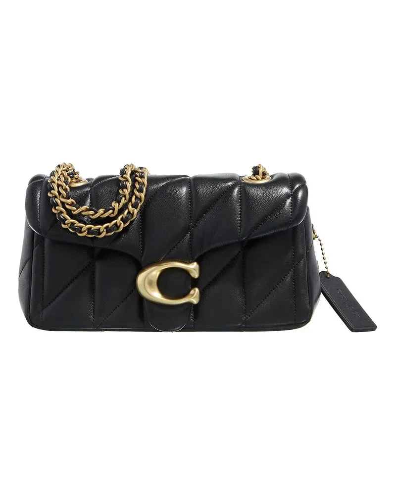 Coach Crossbody Bags Quilted Tabby Shoulder Bag 20 With Chain schwarz Schwarz