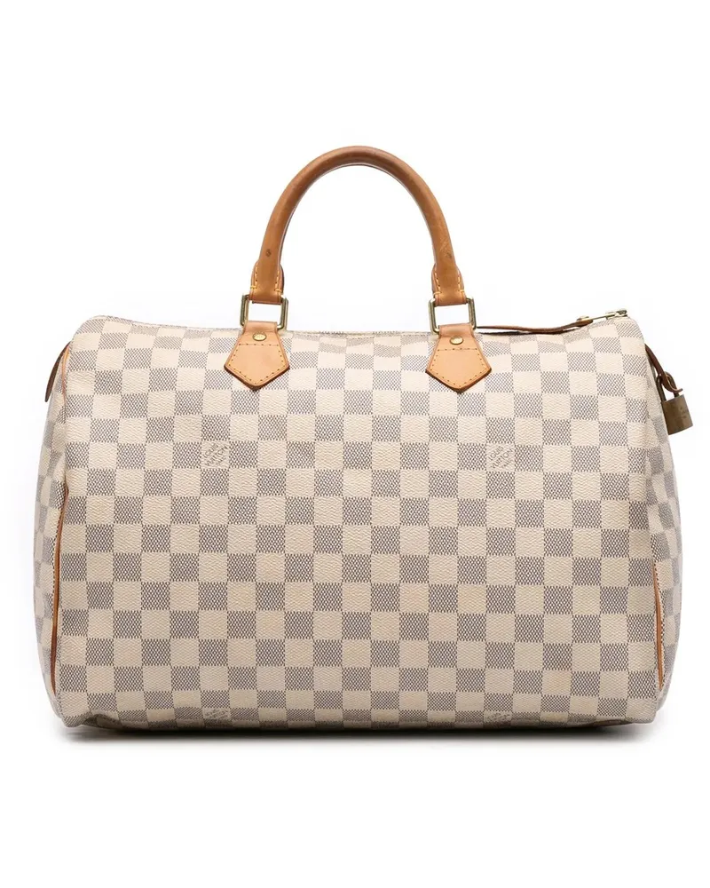 Louis Vuitton Crossbody Bags Damier Azur Speedy 35 weiß Weiß