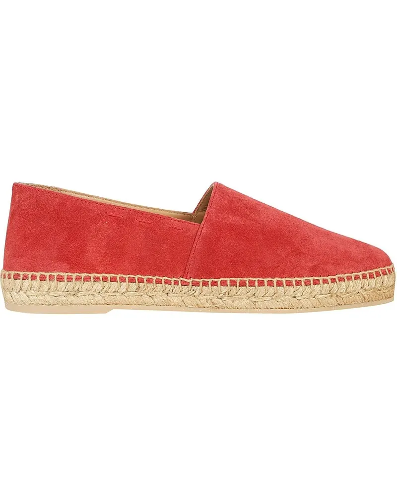 Kiton Low-Top Sneaker A048 Espadrilles Red rot Rot