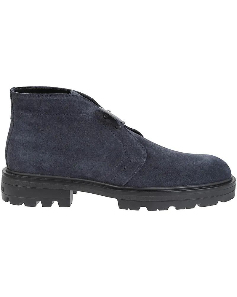 Hogan Stiefel H673 Ankle Boots Blue blau Blau