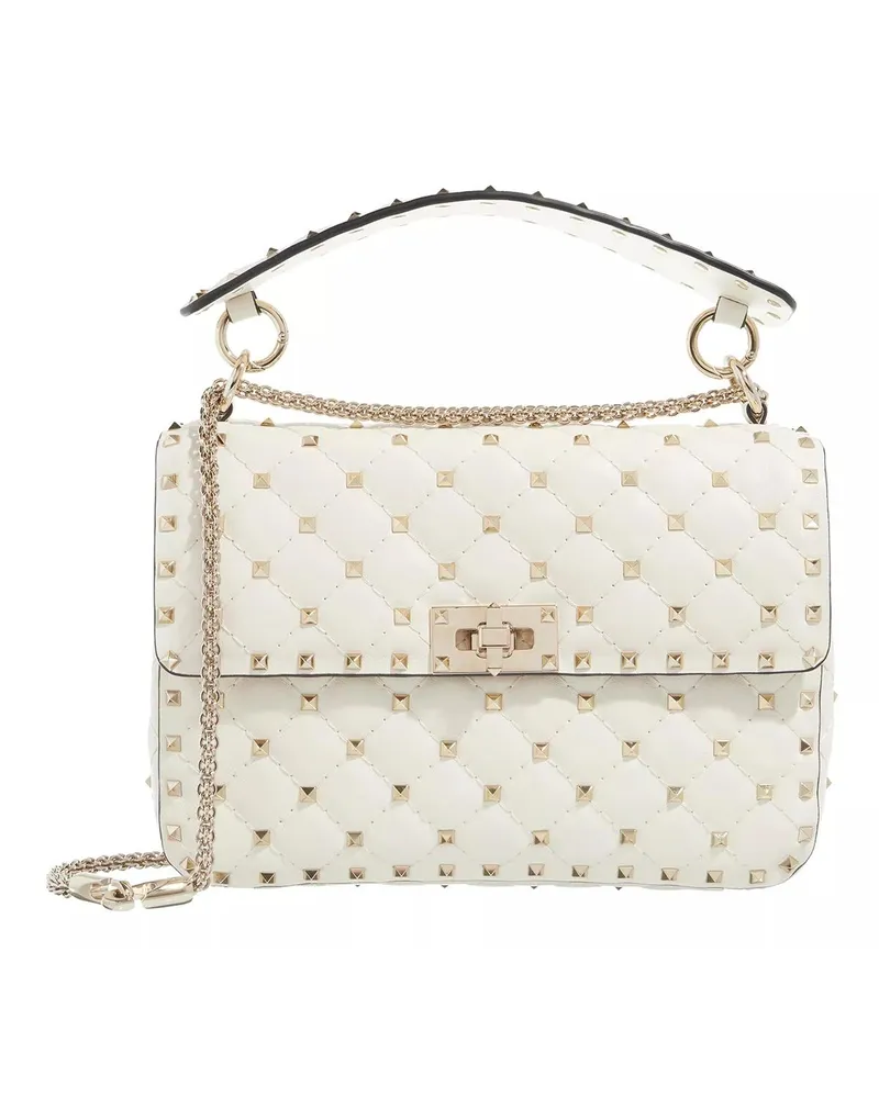 Valentino Garavani Crossbody Bags Rockstud Spike Crossbody Bag Medium creme Creme