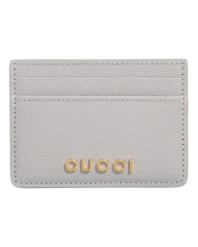 Gucci Portemonnaie Card Case New Shanghai Grau