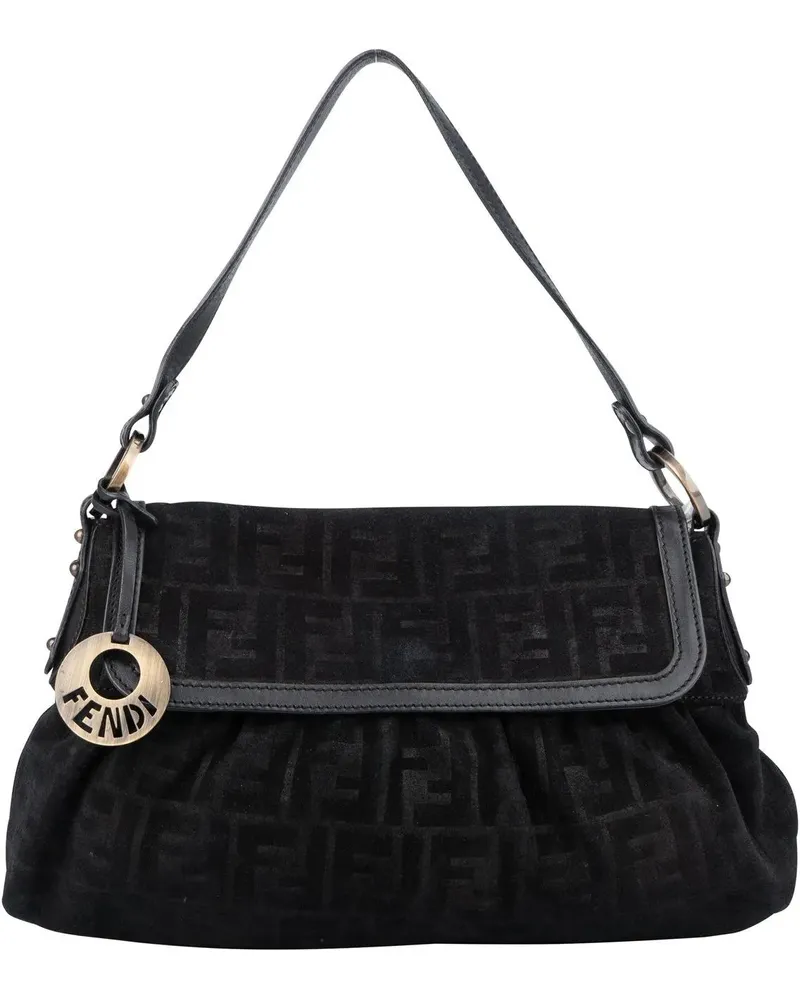 Fendi Crossbody Bags  FF Suede Monogram Zucca Handbag bunt Bunt