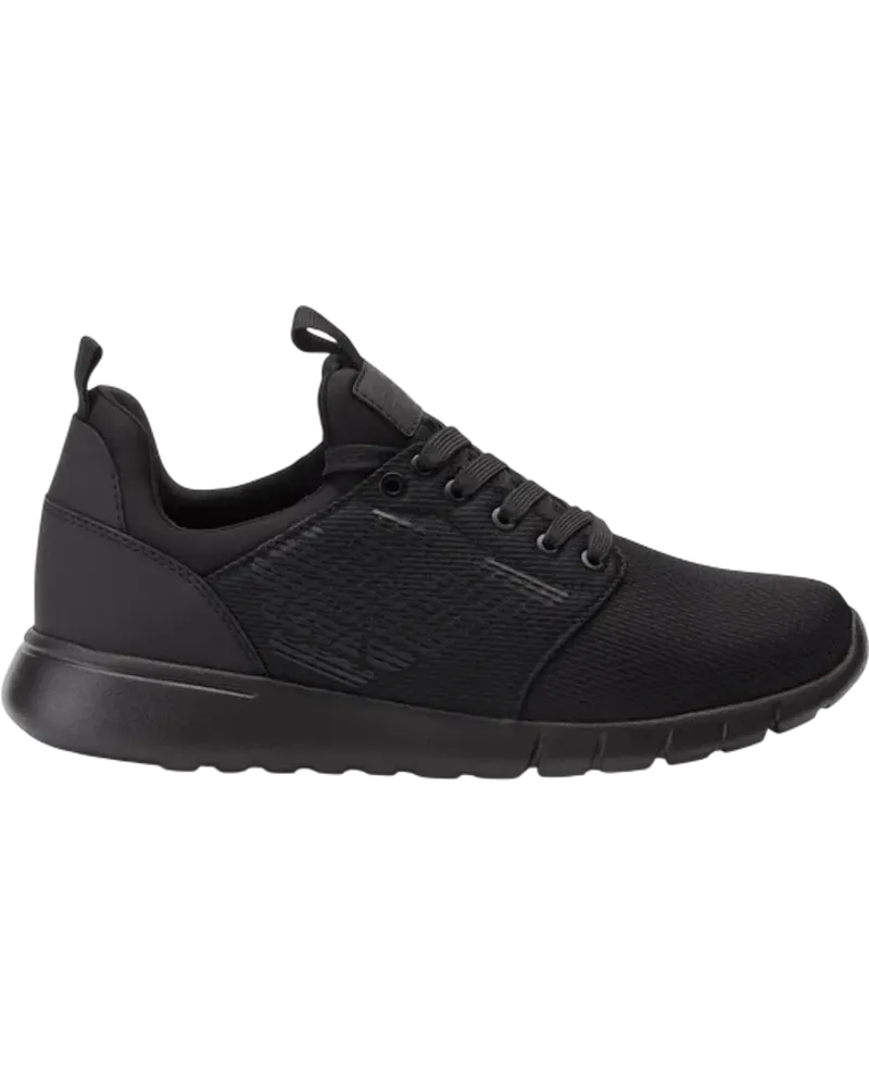 Emporio Armani Low-Top Sneaker Sneaker sportiva EA7 nera schwarz Schwarz