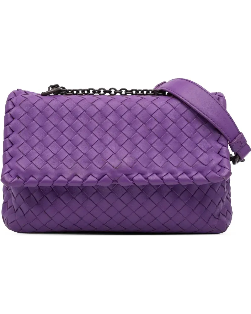 Bottega Veneta Hobo Bags 2012-2024 Baby Nappa Intrecciato Olimpia Crossbody lila Lila