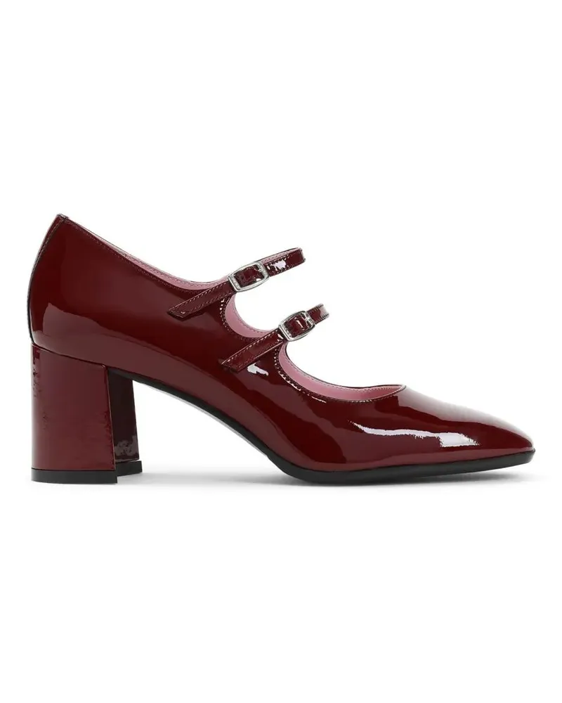 Carel Hohe Schuhe "Alice" Red Leather Pumps rot Rot