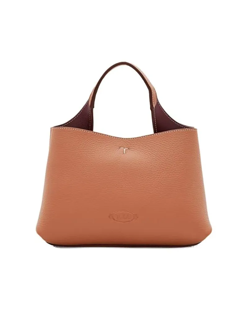 TOD'S Shopper & Totes Mini Leather Shopping Bag braun Braun
