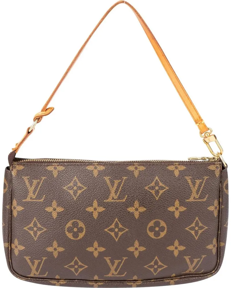 Louis Vuitton Crossbody Bags  Canvas Monogram Pochette Accessoire braun Braun