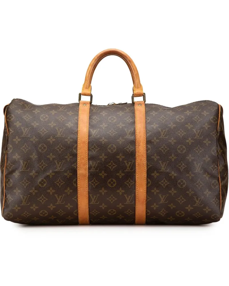 Louis Vuitton Weekender Monogram Keepall 50 braun Braun