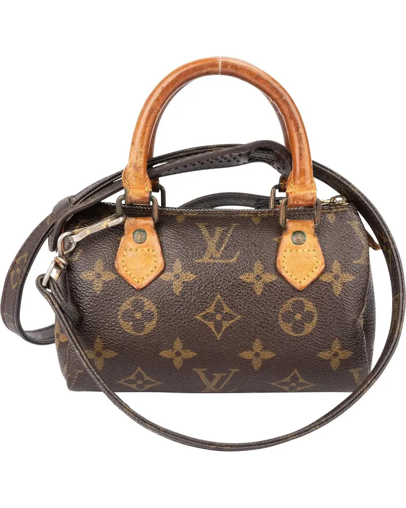 Louis Vuitton Crossbody Bags  Canvas Monogram Mini Speedy Handbag braun Braun