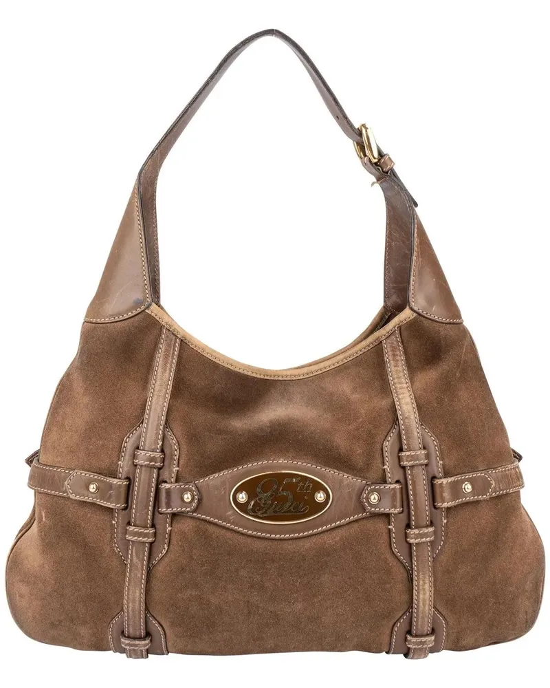 Gucci Crossbody Bags  Suede Limited 85th Edition Horsebit Handbag braun Braun