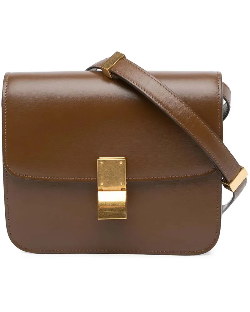 Celine Hobo Bags Teen Calfskin Classic Box braun Braun