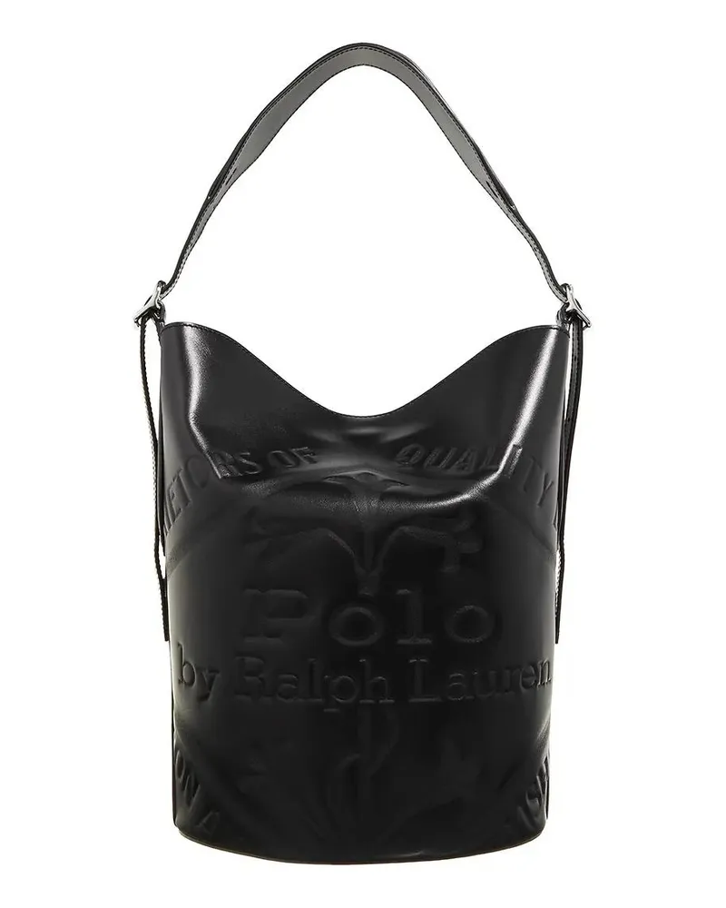 Ralph Lauren Beuteltasche Bucket Bag Medium Schwarz