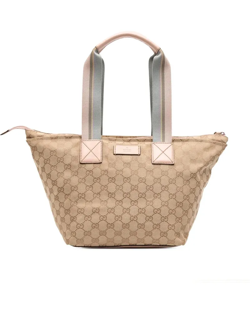 Gucci Shopper GG Canvas Web Tote braun Braun
