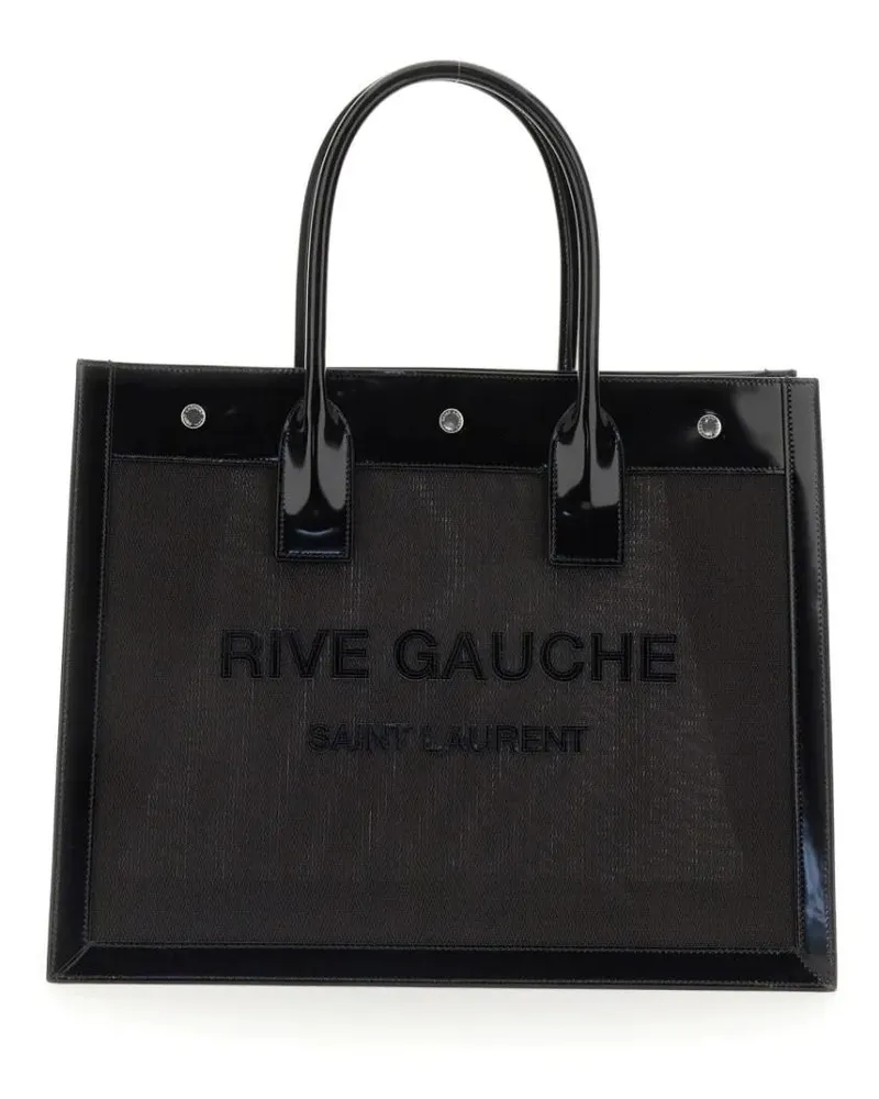 Saint Laurent Shopper & Totes Bag Rive Gauche Small schwarz Schwarz