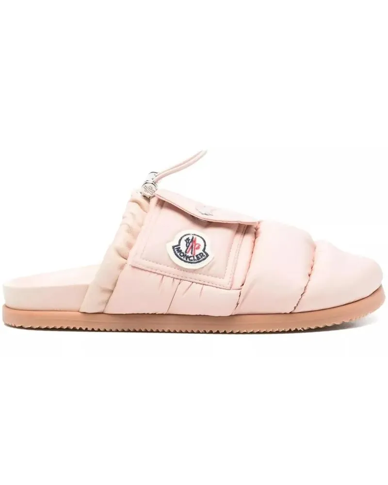 Moncler Slipper & Pantoletten Mon Pocket Slippers With Soft Padded Design And Lo beige Beige