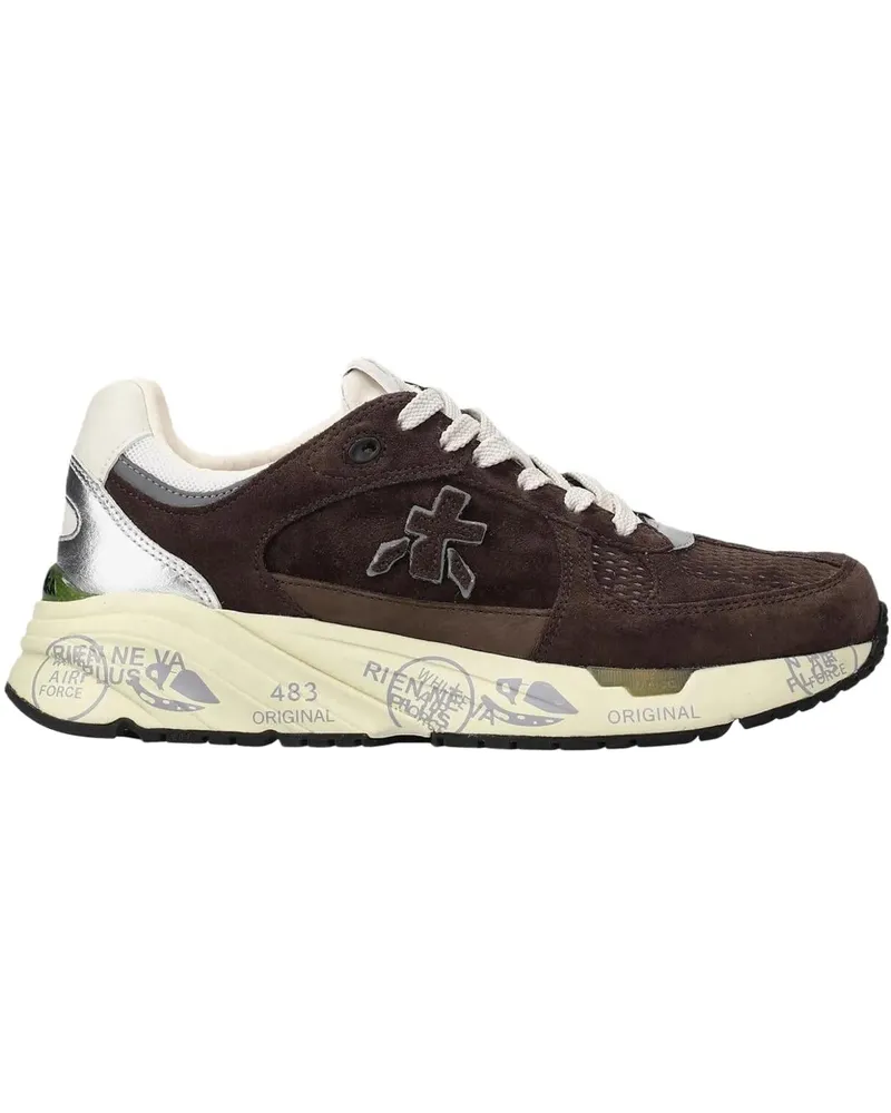 Premiata Low-Top Sneaker Dames Mased braun Braun