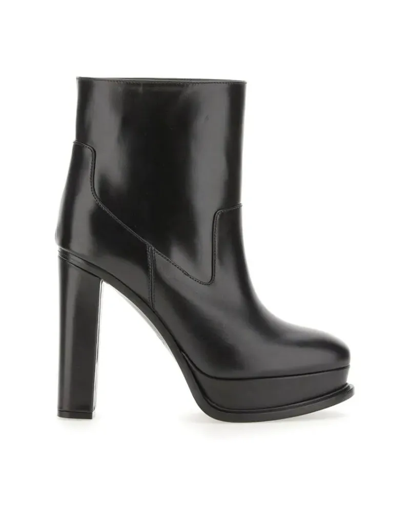 Alexander McQueen Stiefel Platform Boots schwarz Schwarz