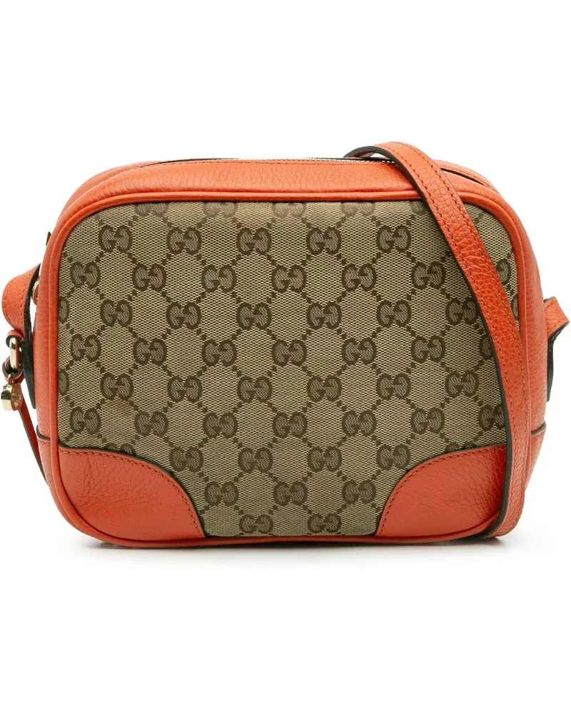 Gucci Hobo Bags GG Canvas Bree Crossbody braun Braun