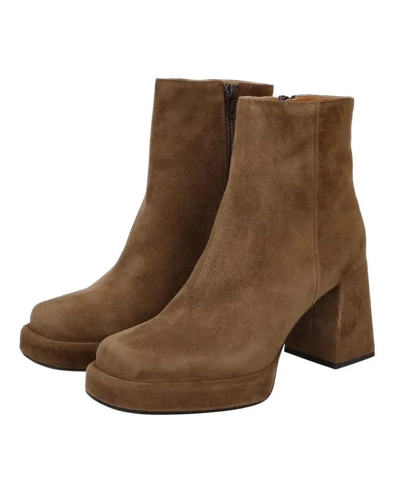 Thea Mika Stiefeletten Plateau-Stiefeletten rot Rot