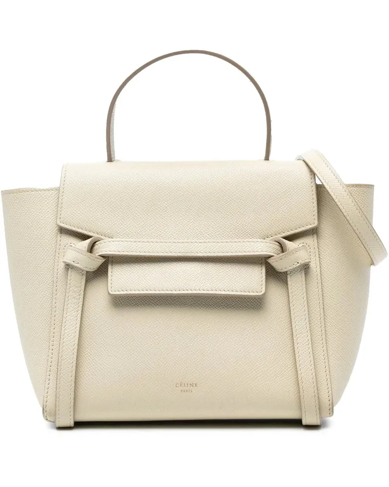 Celine Hobo Bags Nano Grained Calfskin Belt Bag braun Braun