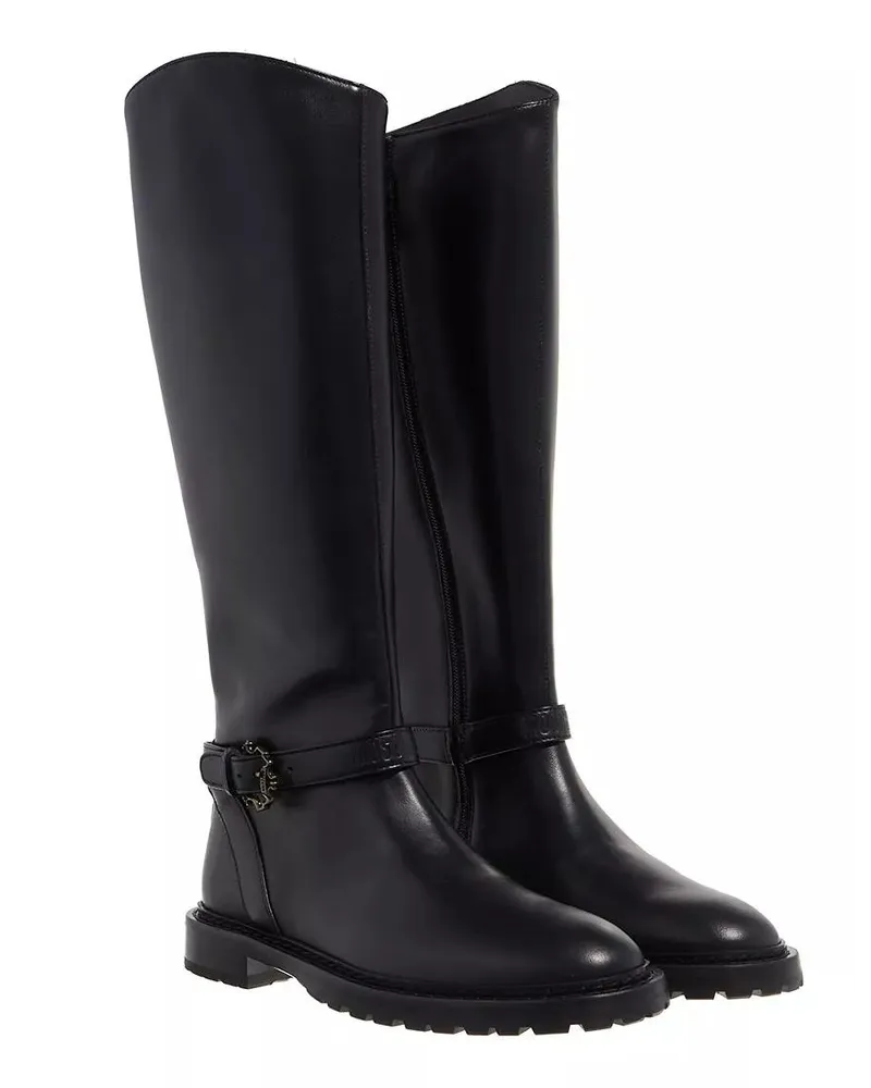 Moschino Boots & Stiefeletten Sca.Nod.Cuoioroccia30 Vitello Schwarz