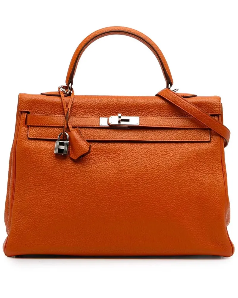 Hermès Hobo Bags 2013 Togo Kelly II Retourne 35 orange Orange