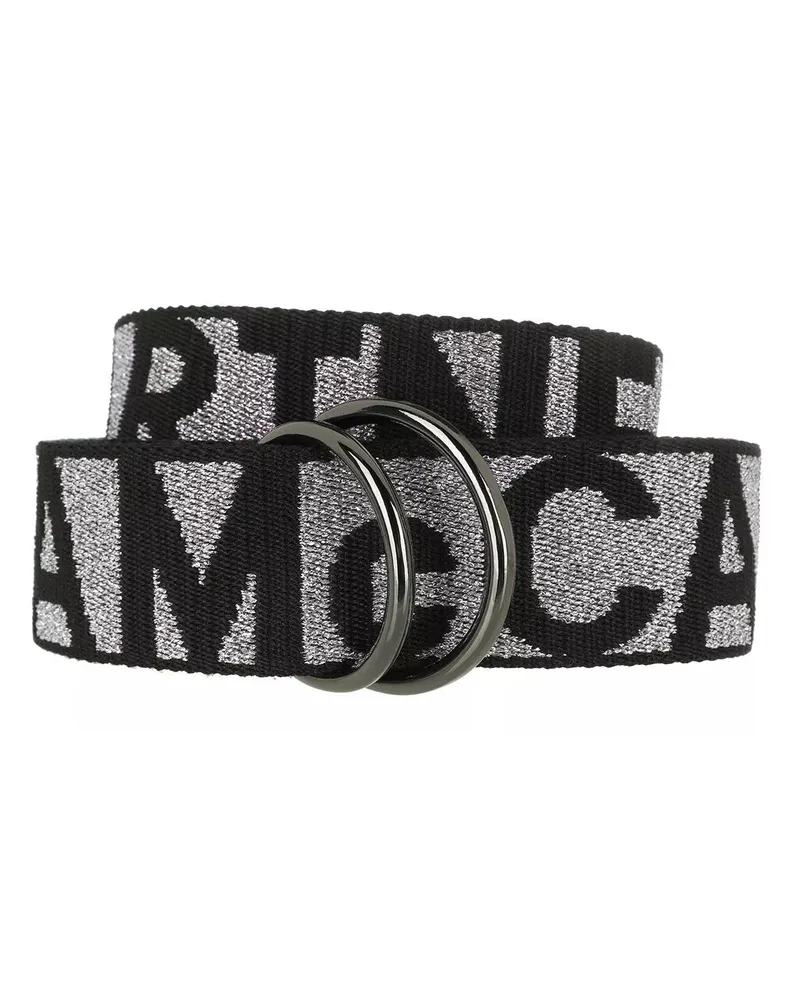 Stella McCartney Gürtel Monogram Belt schwarz Schwarz