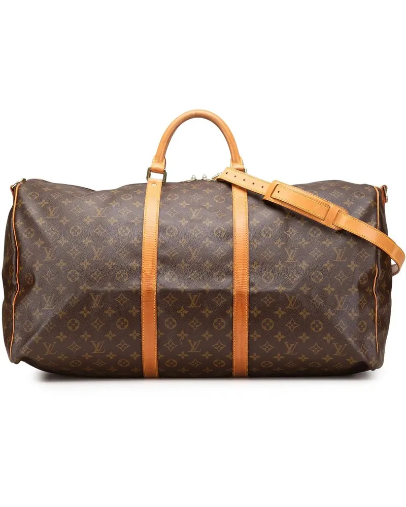 Louis Vuitton Weekender Monogram Keepall Bandouliere 60 braun Braun