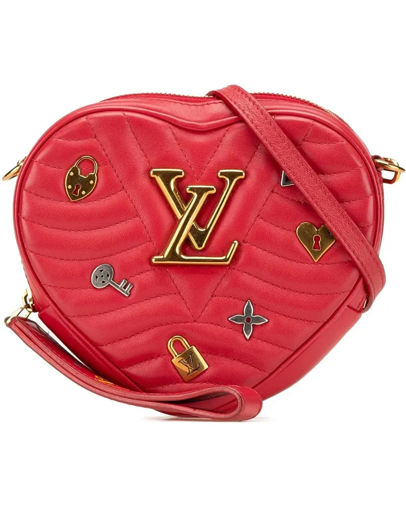 Louis Vuitton Hobo Bags 2018 Calfskin Embellished New Wave Love Lock Cross rot Rot