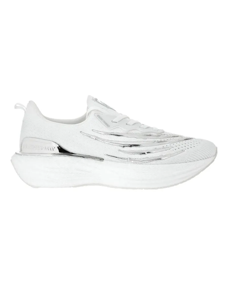Philipp Plein Low-Top Sneaker Lo-Top Turnschuhe Tiger weiß Weiß