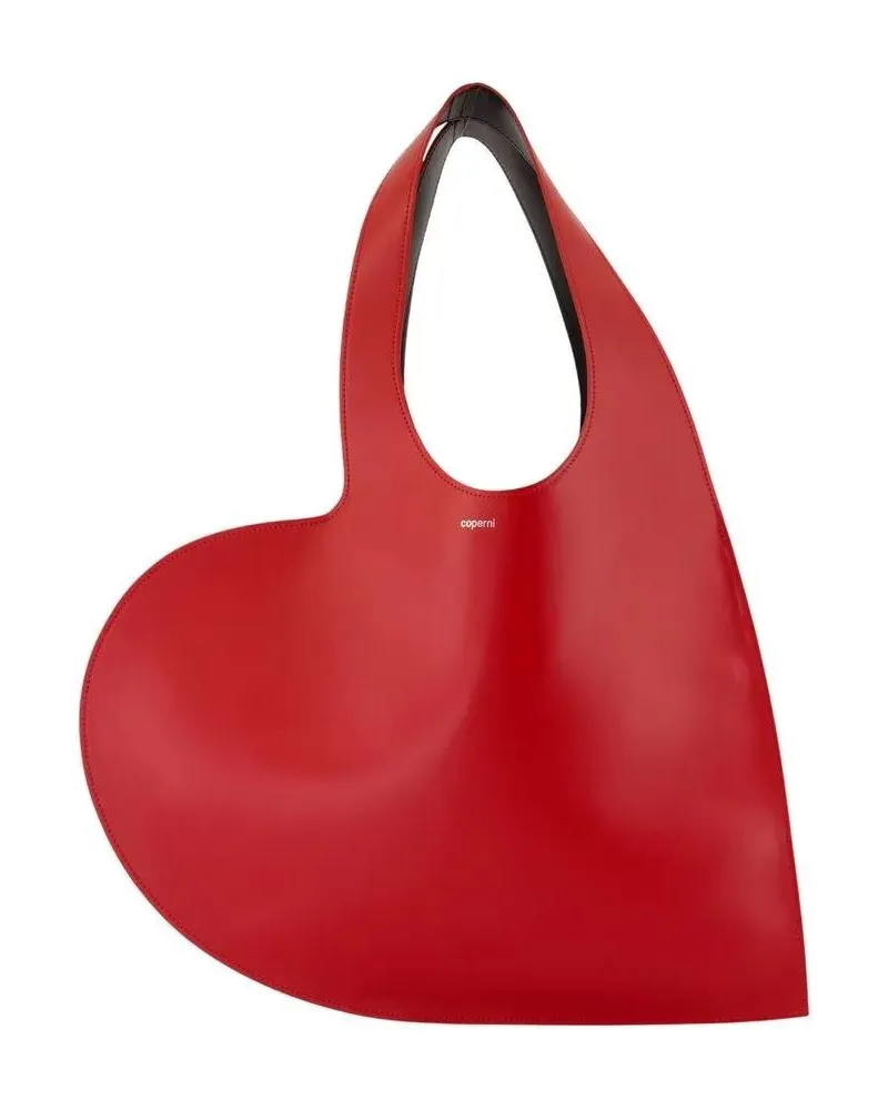 COPERNI Hobo Bags Heart Shoulder Bag - Leather - Red rot Rot