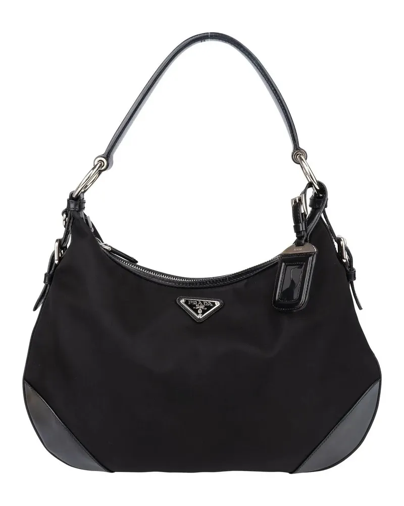 Prada Crossbody Bags  Nylon Triangle Shoulder Bag schwarz Schwarz