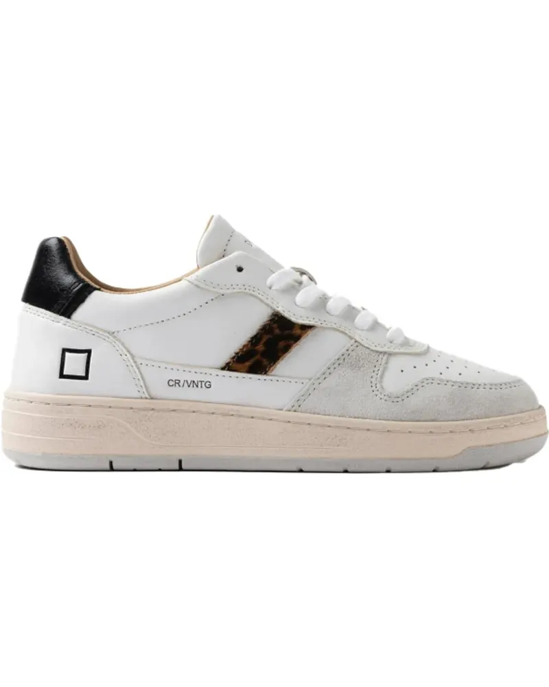 D.A.T.E. Low-Top Sneaker . Sneakers Biancoleopardato weiß Weiß