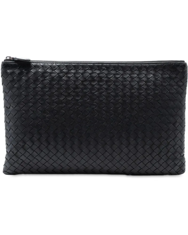 Bottega Veneta Clutches Nappa Intrecciato Clutch schwarz Schwarz