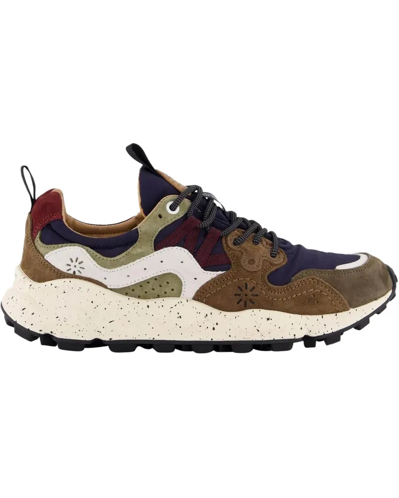 Flower MOUNTAIN Low-Top Sneaker Heren Yamano 3 Sneaker Groen/Bruin grün Grün