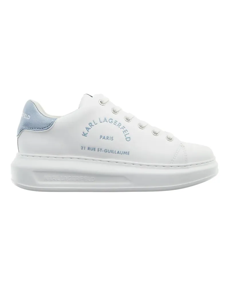 Karl Lagerfeld Low-Top Sneaker Kapri Metal Maison Glitter weiß Weiß