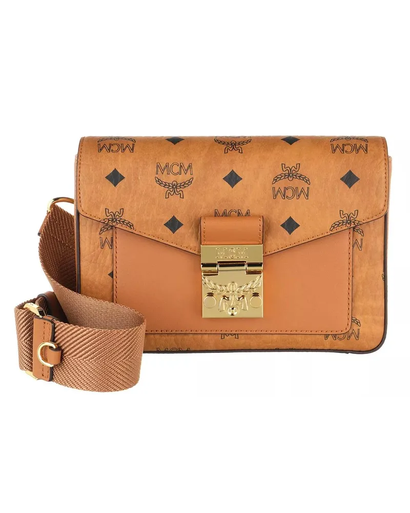 MCM Crossbody Bags Viktor Visetos Crossbody Small Cognacbraun