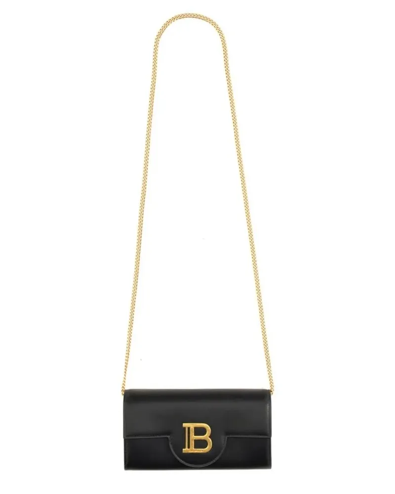 Balmain Hobo Bags "B-Buzz" Bag schwarz Schwarz