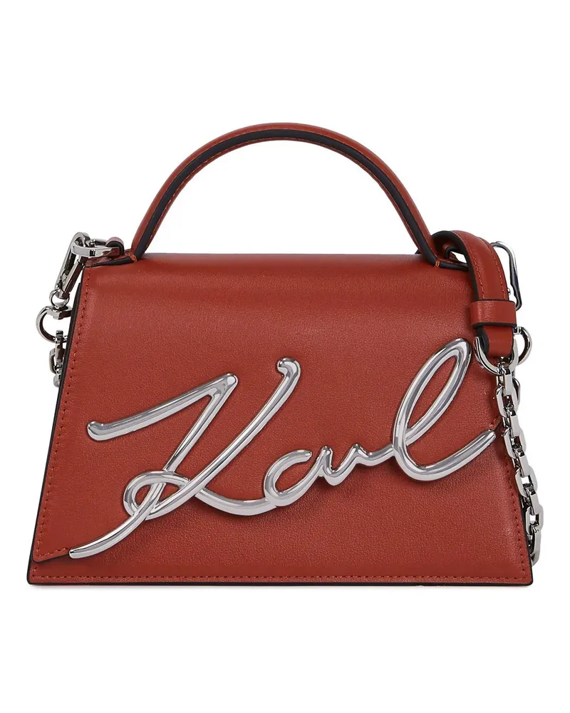 Karl Lagerfeld Crossbody Bags K/SIGNATURE KLEINE UMHÄNGETASCHE rot Rot