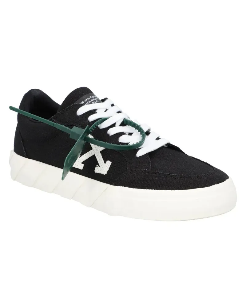 OFF-WHITE Low-Top Sneaker Low-Top Vulcalized Canvas Sneakers schwarz Schwarz