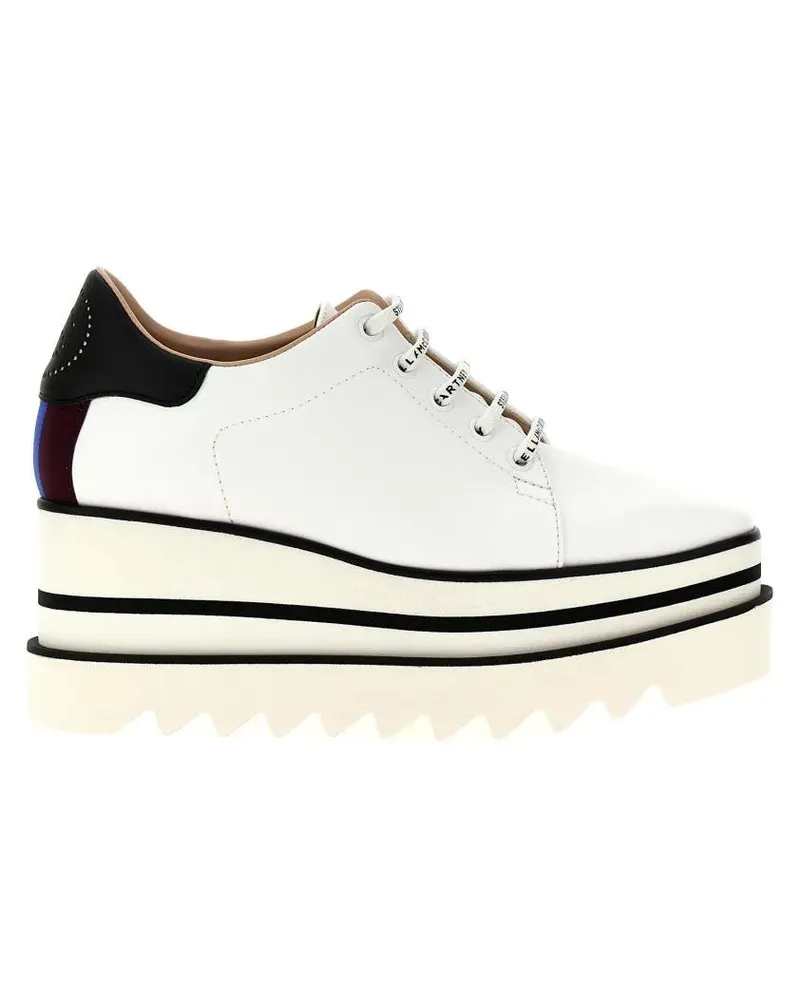 Stella McCartney Sneak-Elyse' Wedge weiß Weiß