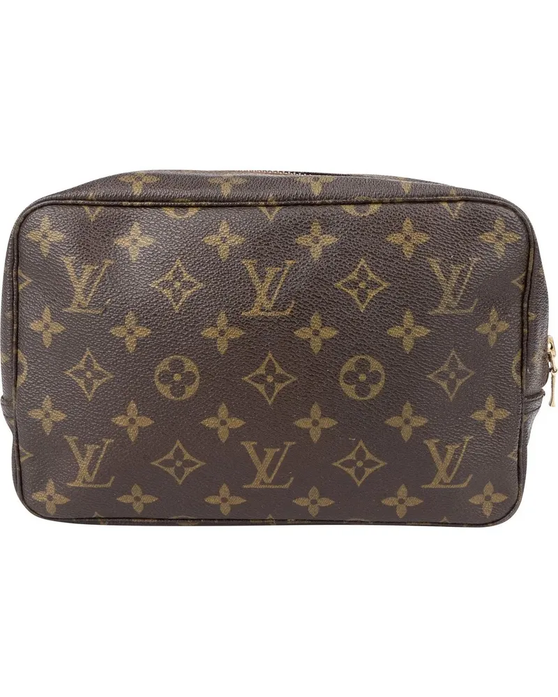 Louis Vuitton Crossbody Bags  Canvas Monogram Trousse Toilette 23 braun Braun