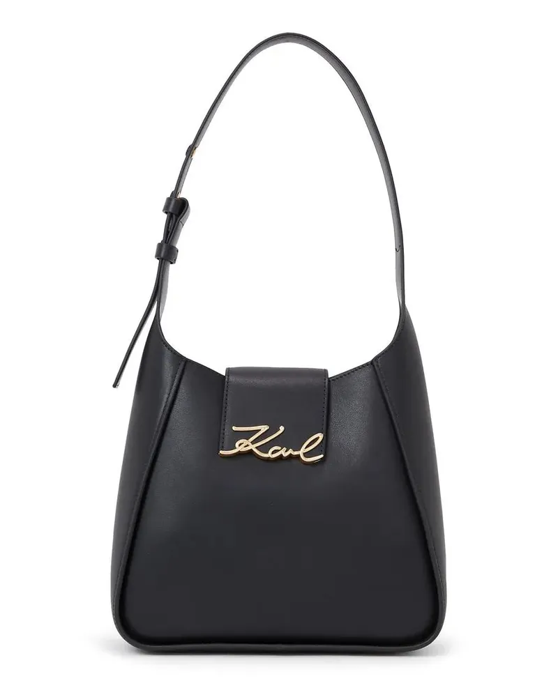 Karl Lagerfeld Hobo Bags K/SIGNATURE HOBO-TASCHE schwarz Schwarz